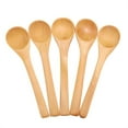 thumbnail image 1 of NFTIGB 30pcs Mini Natural Wooden Children Spoons Kitchen Condiment Tool Salt Spoons (4.9 inches / 12.5 cm), 1 of 3
