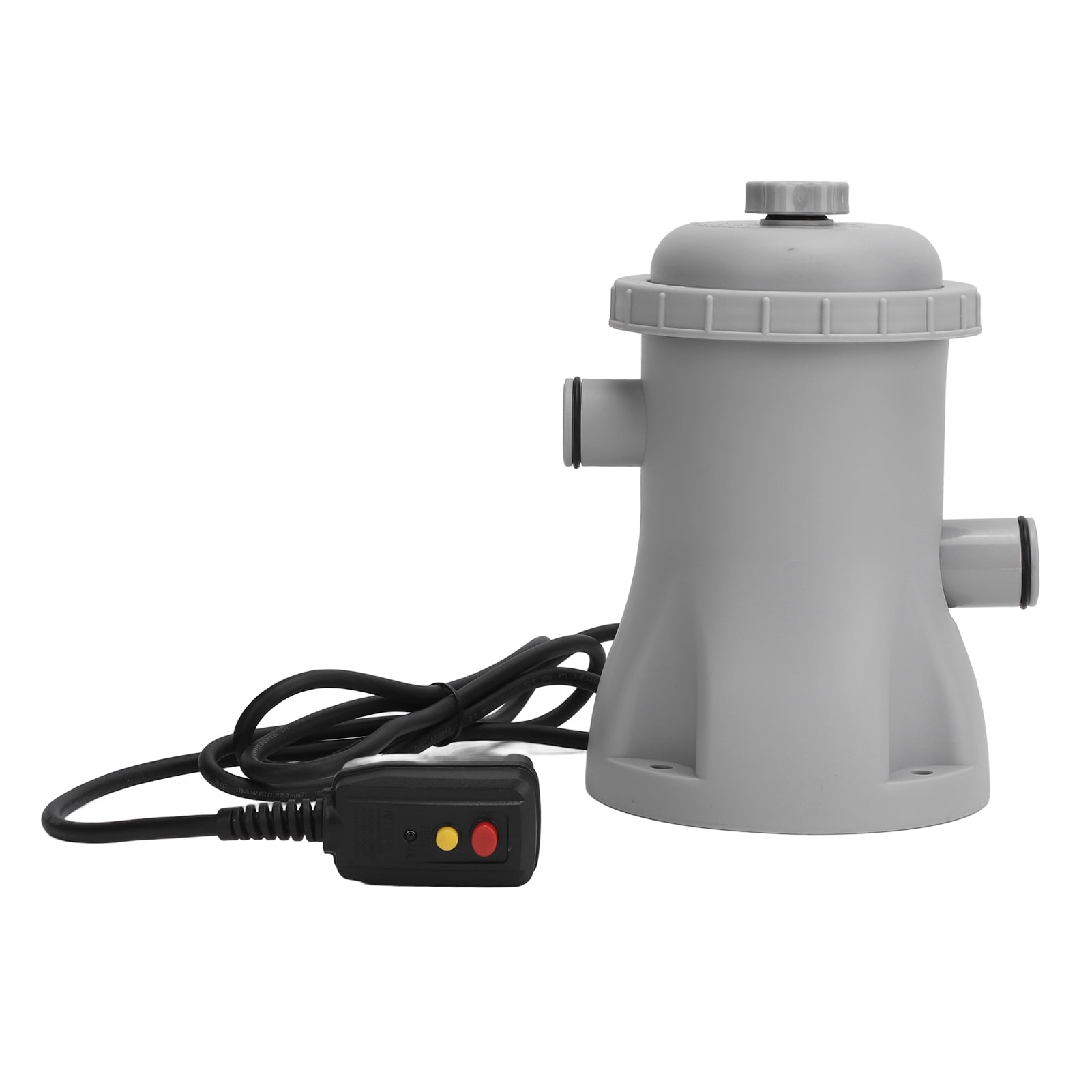 NFTIGB 330 Gallon Above Ground Swimming Pool Filter Pump System, 110V Electric Water Circulation Pump with Cartridge, Hoses & Clamps for Inflatable Pools (US Plug)