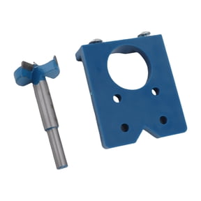NFTIGB 35mm Hinge Hole Opener Blue Accuracy Locator Door Drilling Guide Woodworking Tools Set
