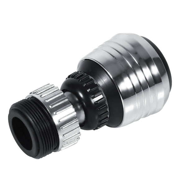 NFTIGB 360 Degree Rotate Faucet Nozzle Filter Kitchen Sprayer Head Water Saving Tap Aerator Replacement Diffuser for Sink Application 2.52 Inches / 64 mm Length Chrome Finish