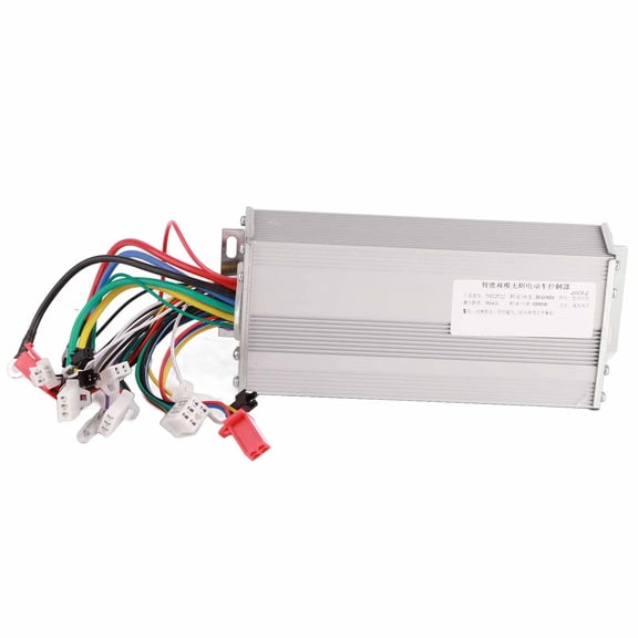NFTIGB 36V/48V 1000W Brushless Motor Sine Wave Controller for Electric Bicycle Scooter E-Bike Conversion Kit Silver