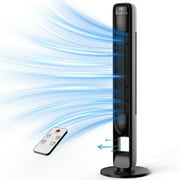 NFTIGB 39 inch Tower Fan, Oscillating Bladeless Floor Fan for Home, 3 Speeds 3 Modes with Remote,New