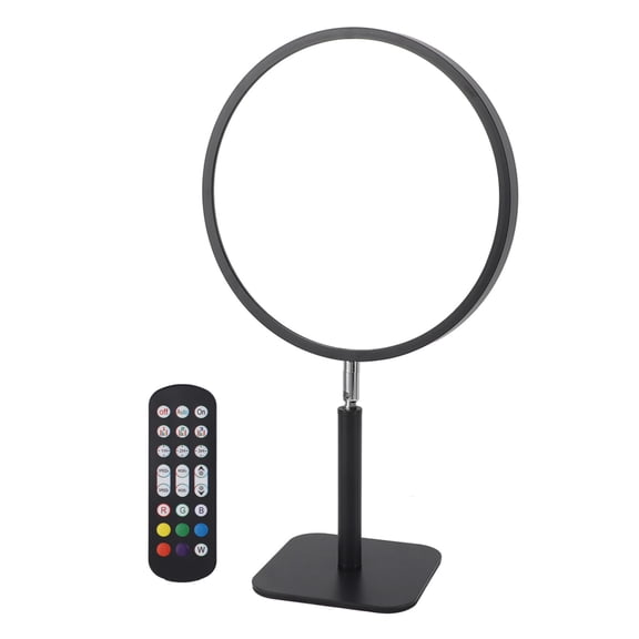 NFTIGB 3D Mirror Tunnel Light RGB LED Desk Table Lamp for Gaming Room Dormitory Wedding Decor Party Unique Birthday Christmas Gift, 10 inches / 25.4 cm Endless Reflection Illusion