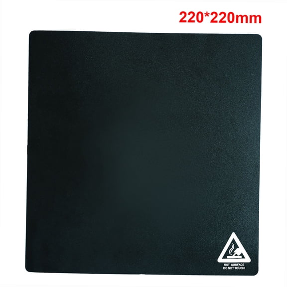 NFTIGB 3D Printer Heated Bed Sticker Sheet Build Surface High Temperature Resistant 220x220mm / 8.7x8.7 Inches Polyvinyl Chloride Hotbed Cover Plateform Print Bed Liner