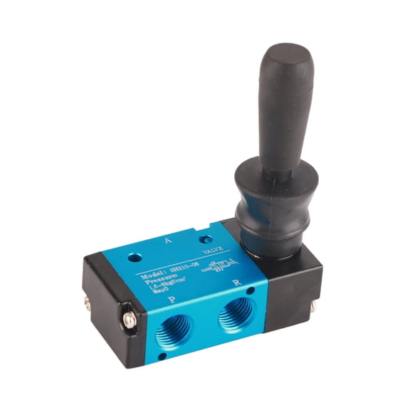 NFTIGB 3H210-08 2 Position 3 Way 1/4 Inch Hand Lever Operated Pneumatic Valve Air Control, Plastic and Metal Construction for Industrial Systems, 2.76 x 1.38 x 3.54 Inches