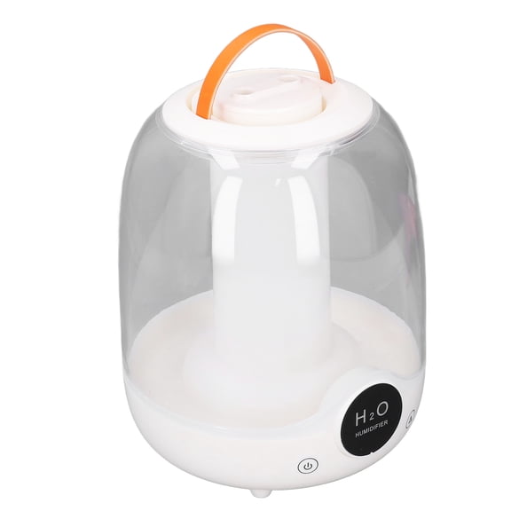 NFTIGB 3L Large Capacity Desktop Humidifier, Dual Spray Small Ultrasonic Cool Mist Humidifier for Home Office Bedroom, 6.3 x 8.27 inches / 16 x 21 cm, White