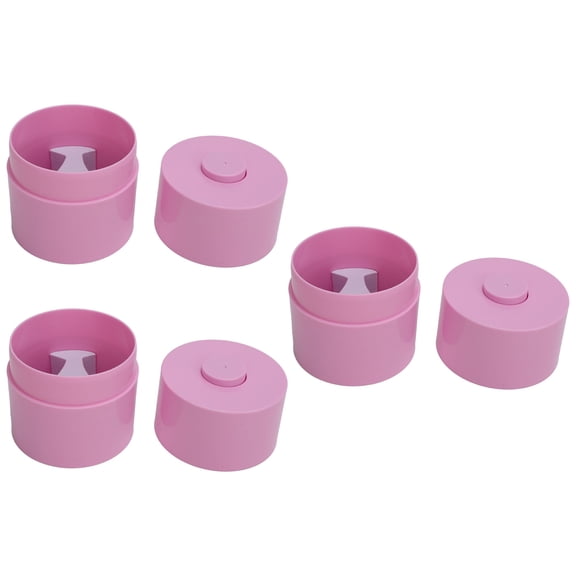 NFTIGB 3PCS Eyelash Glue Storage Tank Pink, 200ML Leak Proof Adhesive Jar Holder Container For Lash Extensions, Professional Makeup Tool For Salons And Home Use, Stores 3 Bottles, 3.3 x 2.8 Inches