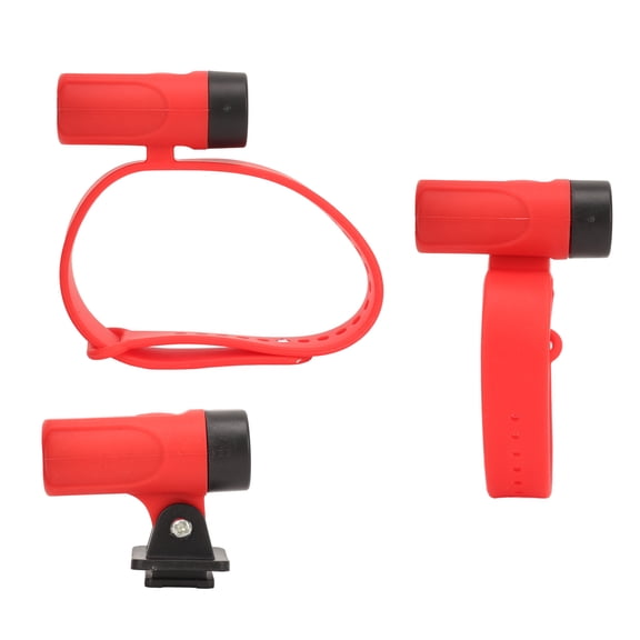 NFTIGB 3Pcs USB Rechargeable Warning Wrist Band Torch & Ankle Light Bike Helmet Signal Flashlight Night Running Lamp, 4.3x3.5x1.6 Inches / 11.0x9.0x4.0 cm