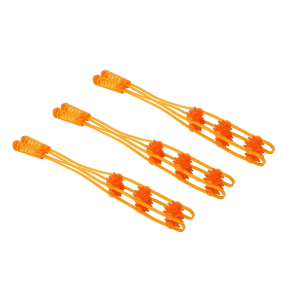 NFTIGB 3pcs Handheld Back Massage Roller Rope Portable Reduce Soreness Cellulite Self Massage Strap Tool for Leg Shoulders and Lower Back Pain Relief (19.69 inches / 50 cm, 8.25 oz / 234 g)