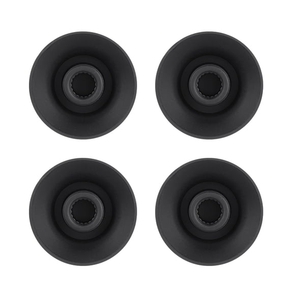 NFTIGB 4 PCS Speed Tone Volume Control Knobs for EPI LP Electric Guitar Replacement Parts (Black / Gold, 1 x 0.5 inches / 2.6 x 1.3 cm)