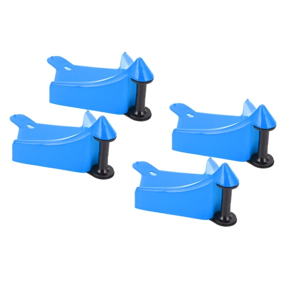 NFTIGB 4 Pcs Blue Tire Hose Guard Plastic Preventing Stucking Avoid Snagging Wear Resistant Tire Hose Roller for Car Wash Auto Detailing Tools, Universal Fitment Set (12.2 in / 31 cm)