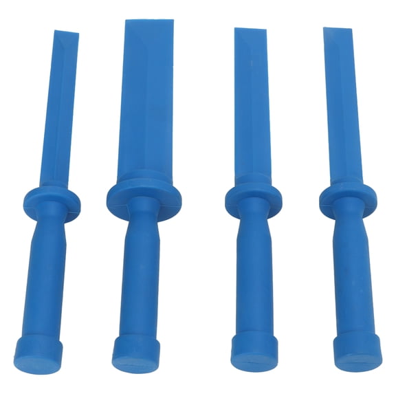 NFTIGB 4-Piece Nylon Plastic Chisel Set, Universal Non-Marring Composite Scraper Remover Tool Kit for Adhesive Caulk and Decal Removal, 10.43 Inches / 265 mm