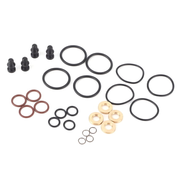 NFTIGB 4 Set Fuel Injector Repair Seals Kit Accessories OE Replacement Fit for A2 A3 A4 1.9L 2.0L TDI PD (3.94 inches / 10 cm)