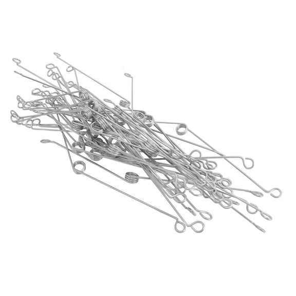 NFTIGB 40-Piece Stainless Steel Recessed Lighting Torsion Spring Clips, Heavy Duty Lamp Clips for Housing Decor Trims Accessories, 9.3 Inches / 23.6 cm Length