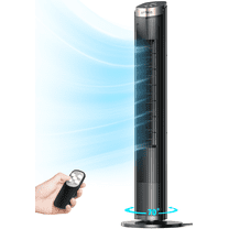 NFTIGB 40 inch Tower Fan for Home, 70° Oscillating Standing Floor Fan with Remote, 5 Speeds 3 Modes with Remote Bladeless Fan, New