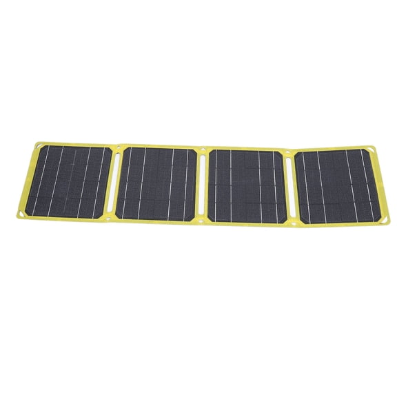 NFTIGB 40W Foldable Solar Panel ETFE Monocrystalline Silicon Waterproof USB Type C DC Portable Solar Charging Panel 29.3x7.3 inches / 74.5x18.5 cm for Outdoor Camping