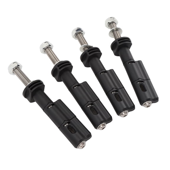 NFTIGB 40mm Recovery Board Mounting Pins Kit with Anti-Theft Combination Lock Heavy Duty Traction Board Mounting Hardware Set Compatible with MaxTrax MKII LITE Mini (4Pcs, 1.57 inches / 40 mm)