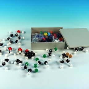 NFTIGB 444PCS Molecular Model Kit Set 196 Atoms 244 Link Keys 3 Orbitals Portable Chemistry Tool for Student Teaching Lab 9.06 inches / 23.0 cm[cite: 1]