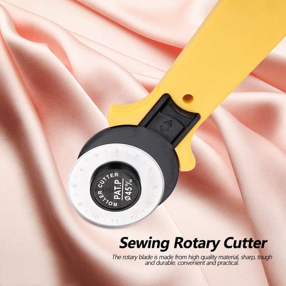 NFTIGB 45mm / 1.77 inches Rotary Cutter Flexible Blade Fabric Leather Cutting Tool Homemade Craft Sewing Accessory