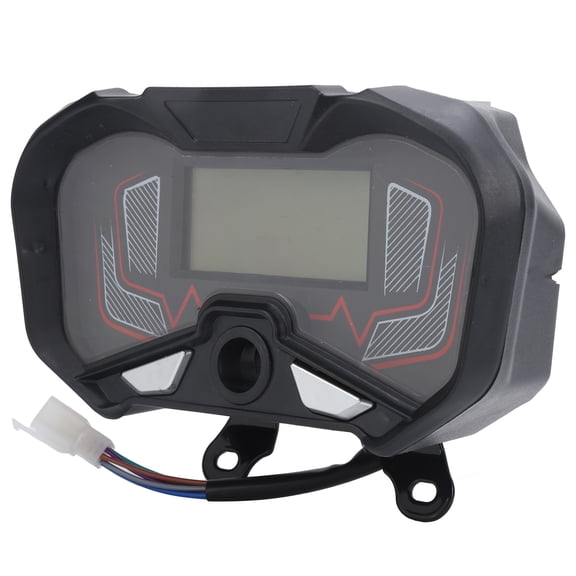 NFTIGB 48-60V Motorcycle Electric Tricycle Dashboard Fuel Gauge Speedometer LCD Display Digital Meter Replacement Part, 8.66 inches / 22 cm