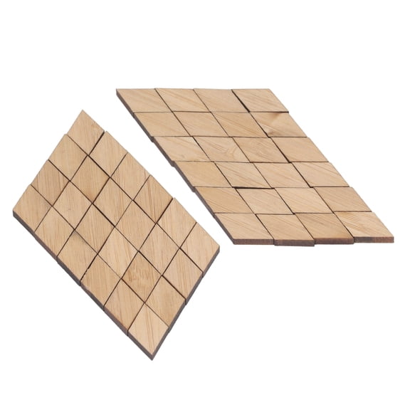 NFTIGB 48pcs 1:12 Dollhouse Floor Boards DIY Vintage Geometric Rhombic Shape Bamboo Flooring[cite: 1]