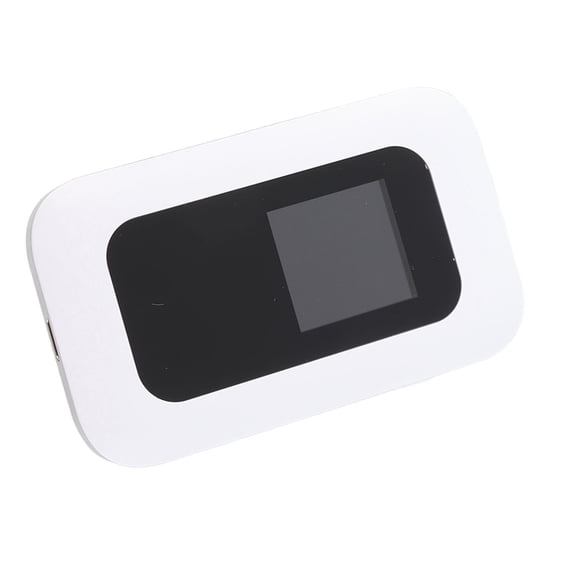 NFTIGB 4G WiFi Router White Micro Card Slot Up to 10 Users 1.44in LED Display 2100mAh Battery 4G LTE Router for Phone PC Tablet (4.33 inches / 11 cm)