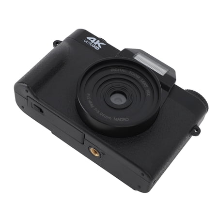 NFTIGB 4K HD Digital Camera 48MP 16X Digital Zoom Auto Focus Travel Vlogging Camera 3.0 in / 7.6 cm IPS Screen