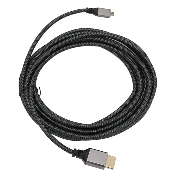 NFTIGB 4K HD Multimedia Interface Cable Male to Male 18Gbps High Speed Micro HDMI to HDMI Adapter 16.4 ft / 5 m
