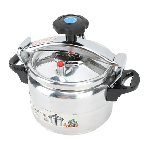 NFTIGB 4L Aluminum Pressure Cooker Heavy Duty Anti Stick Explosion Proof Pressure Canner for Commercial and Household Use, Thickened Fast Cooking Stovetop Pot (9.84 inches / 25.0 cm)