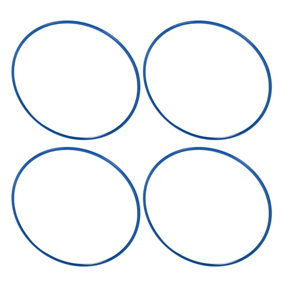 NFTIGB 4PCS 21 Inch Car Wheel Rim Protectors Scratch Proof Self Adhesive ABS Wheel Trim Protection Guard Universal Fit Decorative Protector Ring - Blue (21 in / 53.3 cm)