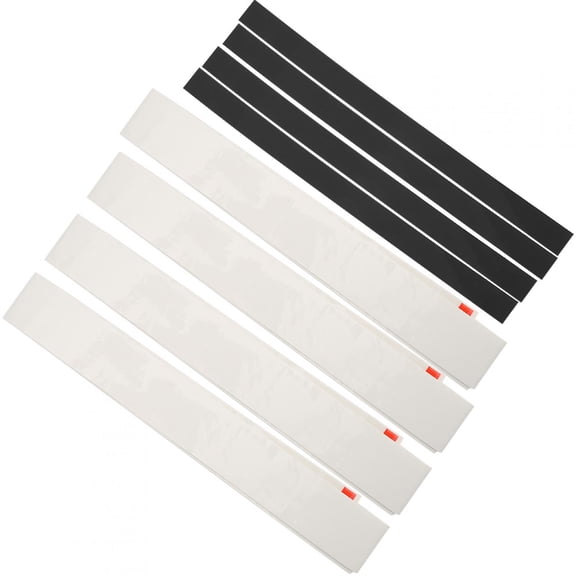 NFTIGB 4PCS Children Racquet Grip Tape High Adhesion Sweat Absorbing Nonslip Overgrip for Badminton Tennis Squash Pickleball Rackets, White, 8.27 inches / 21 cm Length