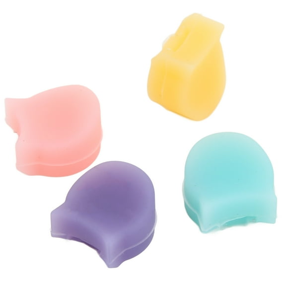 NFTIGB 4PCS Colorful Clarinet Thumb Rest Silicone Protector Cushion Wind Instrument Accessories