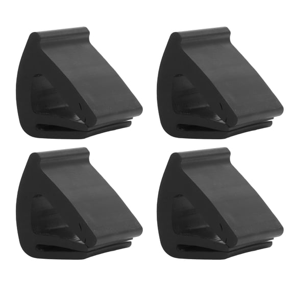 NFTIGB 4Pcs Club Car Windshield Retaining Clips Black Rubber 102005801 for EZGO Club Cart, Universal Fitment, 18.00 inches / 45.7 cm [cite: 7]