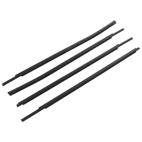 NFTIGB 4Pcs Door Window Belt Molding Weatherstrip Sealing Trim Replacement 68160-0C020 68163-0C010 for Toyota Tundra Double Cab 2007-2020 Automotive Exterior Accessory (40.15 inches / 102 cm)