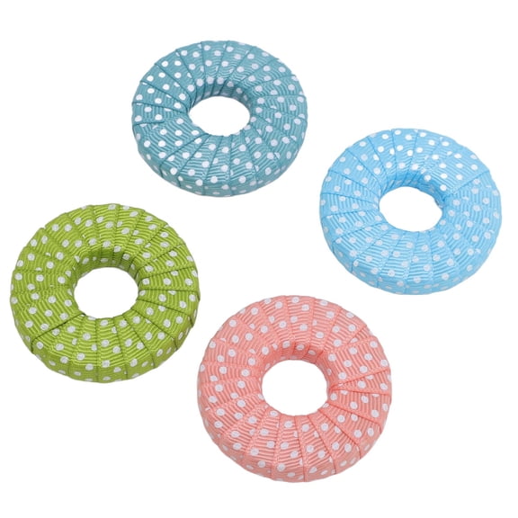 NFTIGB 4Pcs Fabric Weight Light Color Dot Pattern Round Paperweight for Writing Drawing Sewing Accessories DIY Craft Pattern Weights (5.91 inches / 15 cm)