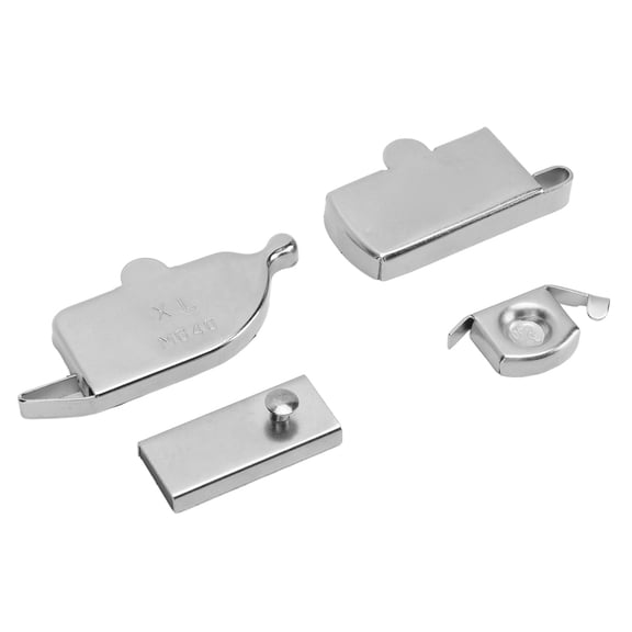 NFTIGB 4Pcs Magnetic Seam Guide Gauge Strong Magnetic Force Different Shapes Sizes Presser Universal Sewing Machine Accessories for Straight and Curved Seams Crafting DIY Tool