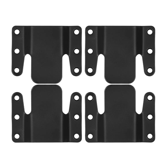 NFTIGB 4Pcs Sectional Couch Connectors Universal Interlocking Sofa Bracket Furniture Hardware Clip 2.95 inches / 7.5 cm