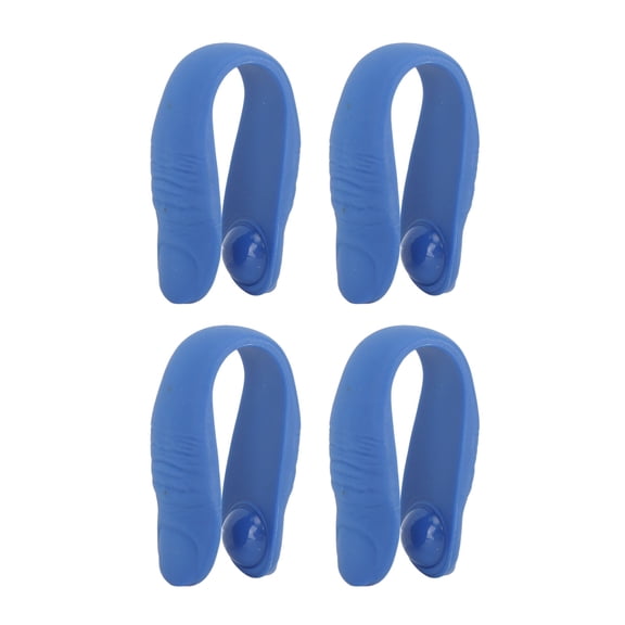 NFTIGB 4pcs Hand Pressure Point Clip Stress Reduction Wearable Tension Relief Acupressure Clip Blue Portable Headache Relief Massager (18 inches / 45.72 cm)