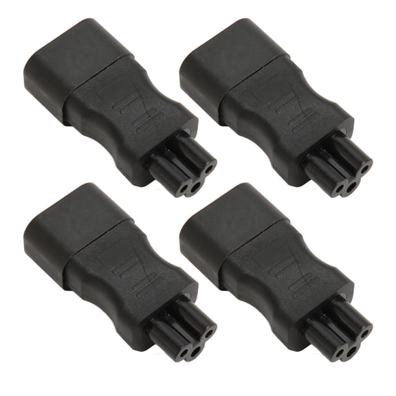 NFTIGB 4pcs IEC320 C14 to IEC320 C5 Power Adapter Professional Copper Computer Power Adapter for PDU Chassis Power Supply UPS