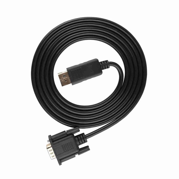 NFTIGB 5.9 ft / 1.8m DisplayPort to VGA Cable Converter HD 1080P Adapter for PC Laptop Monitor Projector, Black