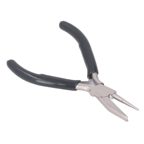 NFTIGB 5 Inch / 12.7 cm Wire Looping Pliers Half Concave Round Nose Pliers Carbon Steel Winding Tool for DIY Jewelry Making