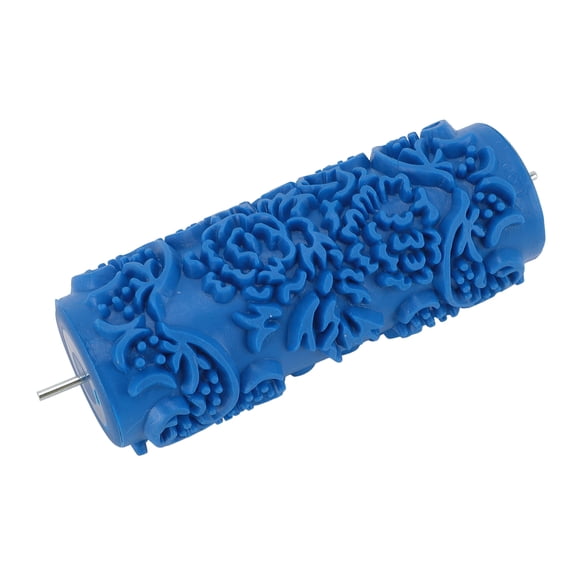NFTIGB 5 Inch Patterned Paint Roller for Wall Decoration Decorative Art Texture Roller Classic Embossing Texture Texture Rubber Roller 090Y for DIY Home Improvement Projects