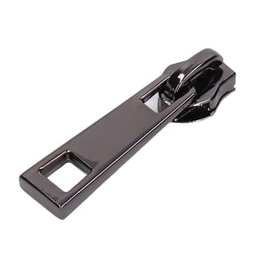 NFTIGB 5 Pcs Alloy Zipper Sliders Replacement Kit Multi Purpose Detachable Reusable Repair Head for Clothing Jackets Backpacks Bags Luggage Accessories Crafts DIY Projects Gunmetal Black