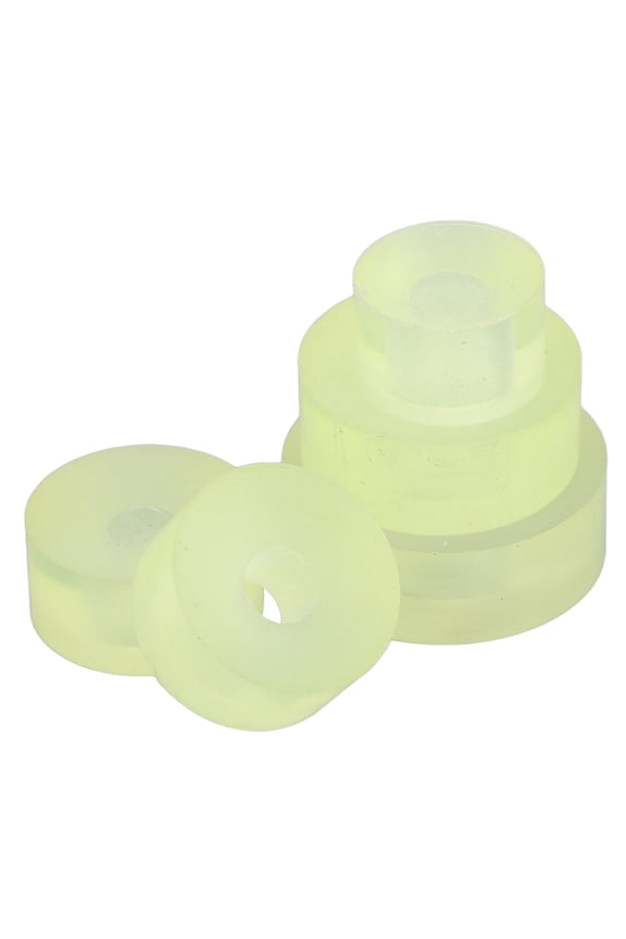 5-Piece Professional Clear Rubber Watch Movement Cushion Pad Set for Case Press and Repair, Includes Multiple Sizes for Crystal Protection and Maintenance, 1.38 inches / 35 mm Maximum Diameter