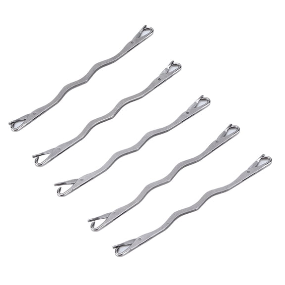 NFTIGB 5 Pieces Double-Ended Repair Needles Stainless Steel Household Sewing Tools And Knitting Accessories For Crafts DIY Projects Silver 2.36 Inches / 6 Cm