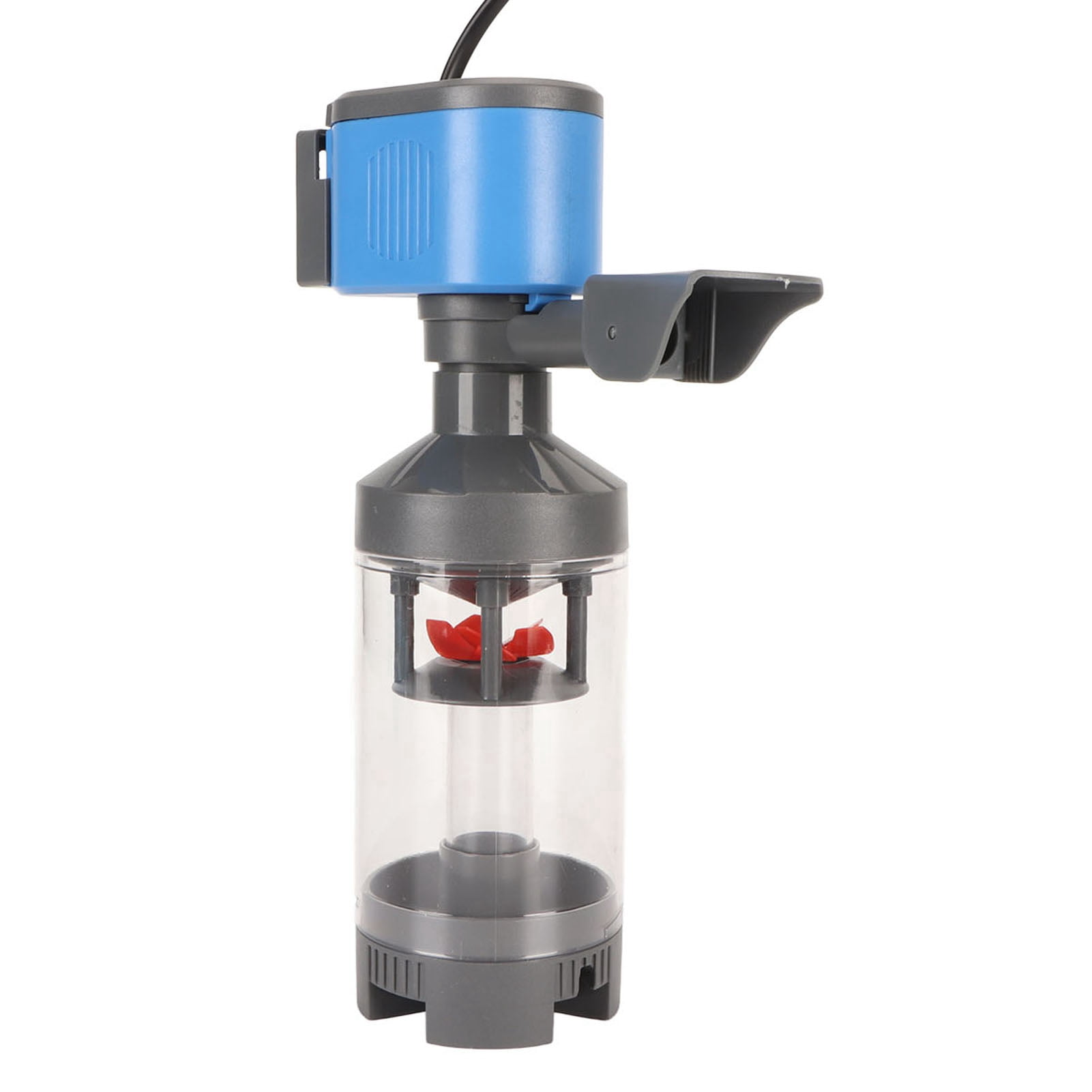 NFTIGB 5-in-1 Aquarium Filter Pump, Quiet Submersible Fish Tank Manure Collection System with 2 Filter Sponges, 15W 110V (7.48 inches / 19 cm)