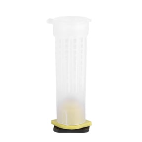 NFTIGB 50 PCS Professional Bee Queen Rearing Cup Kit, Durable Plastic Roller Cages Beekeeper Tool Equipment (3.1 in / 7.8 cm Height)