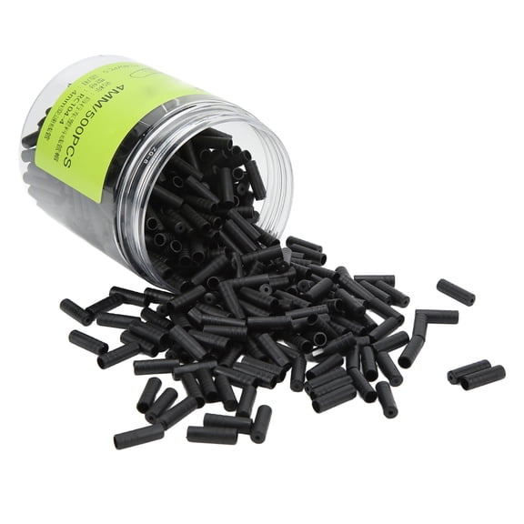 NFTIGB 500 Pieces Bicycle Brake Cable Caps 4mm Plastic Bike Cable End Caps Standard Version Variable Speed Tube Caps Light Weight High Toughness Cycling Accessory for Mountain Road Bikes