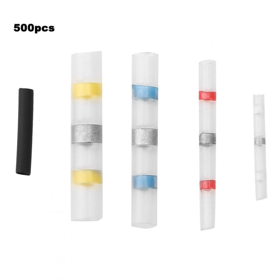 NFTIGB 500PCs Heat Shrink Solder Sleeve Connector Kit Professional Insulation Wire Terminal Marine Waterproof Joint Set (19 inches / 48.26 cm)