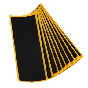 NFTIGB 50PCS Fingerboard Grip Tapes Black Non Slip Strong Adhesive PU Foam Finger Skateboard Griptape 4.33x1.5 inches / 110x38 mm